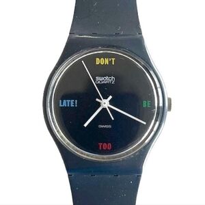 Swatch Watch Don't Be Too Late, 1984 Vintage
